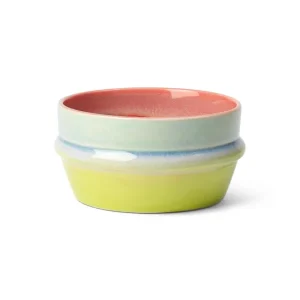 Poppery skål, pink/mint/apple green - Ø:12 cm