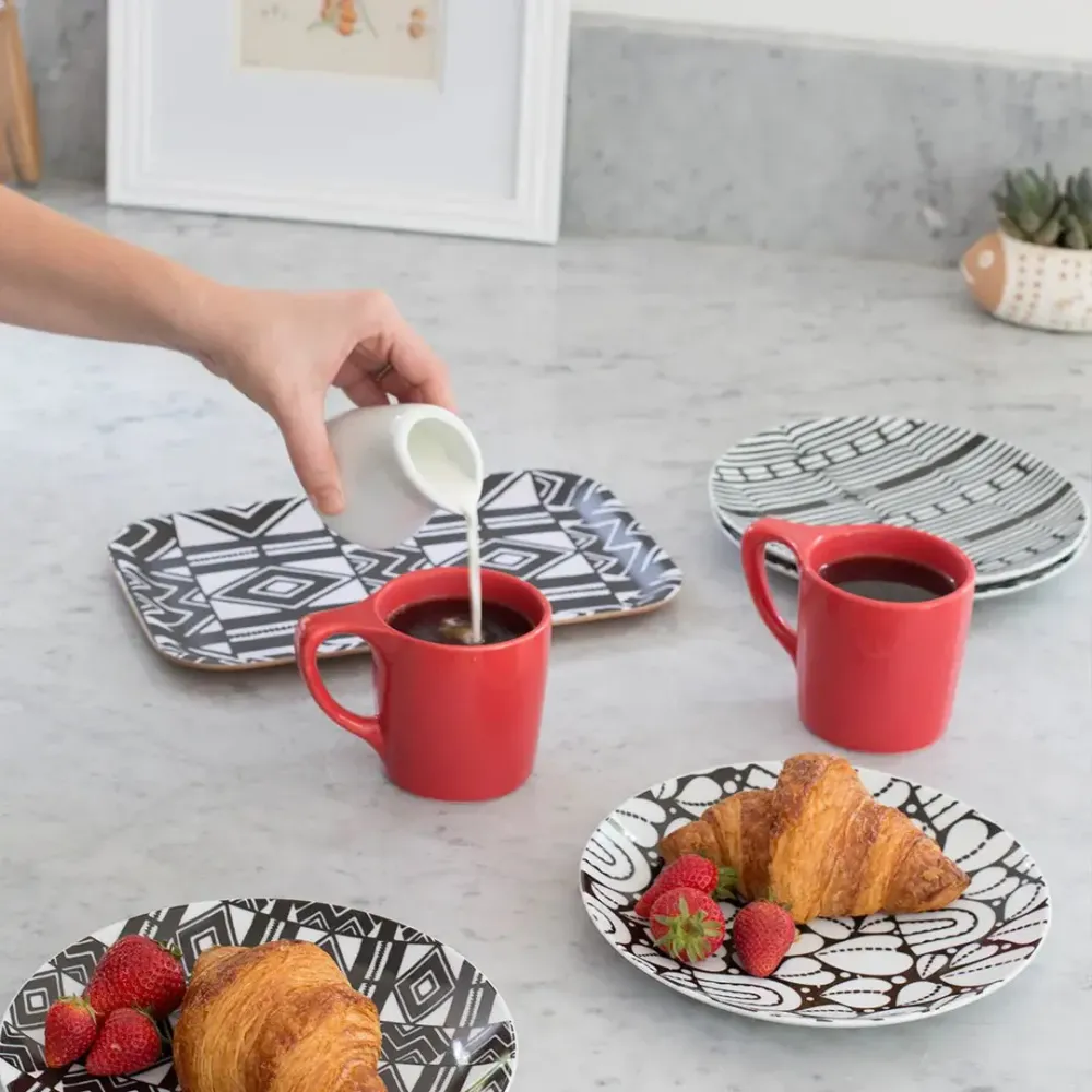 Porcelæn Lino flødebeholder 3oz