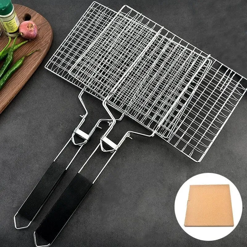 Praktisk grillkurv