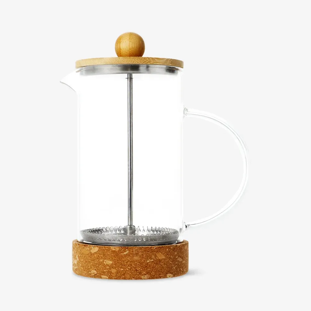 Presskande i bambus til kaffe og te - 500 ml