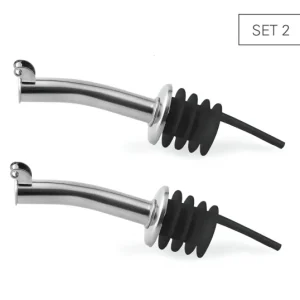 Propper til olie/eddikeflaske - 2 stk. Rustfrit stål