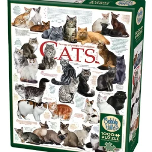 Puslespil Katte - citater - 'Cat Quotes' 1000 brikker