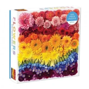Puslespil 'Rainbow Summer Flowers' 500 brikker