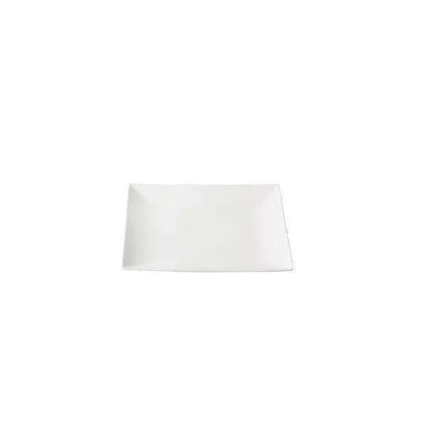 Quadro - Tallerken 21 x 21 Cm. - Hvid