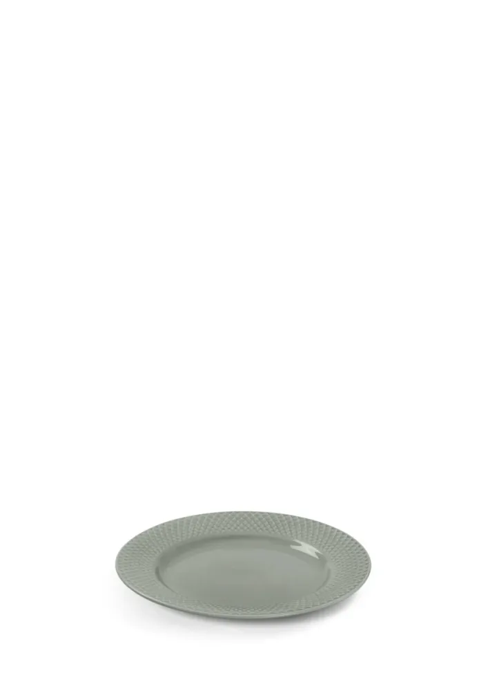 Rhombe Earth Frokosttallerken, moss - Ø21 cm.