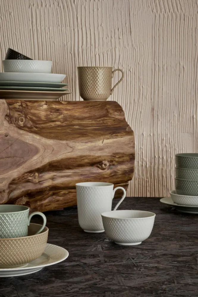 Rhombe Earth Krus med hank, clay - 39 cl.