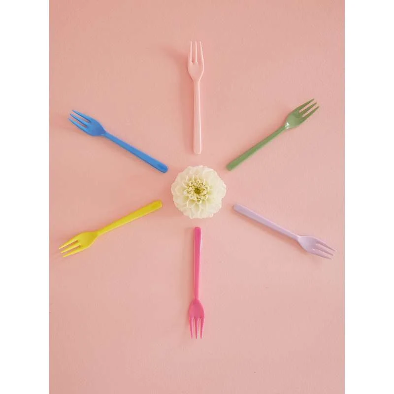 RICE Kagegafler - 6-pak - Multicolor
