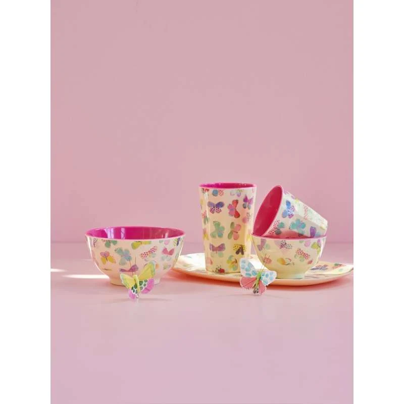 RICE Kop - Medium - Butterfly - Pink
