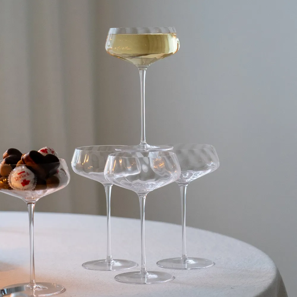 Ripple Bloom Champagneskål 2 stk.