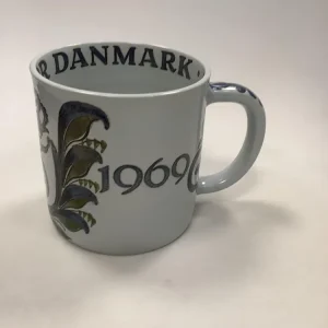 Royal Copenhagen Aluminia Frederik d. 9 Stort Krus 1969