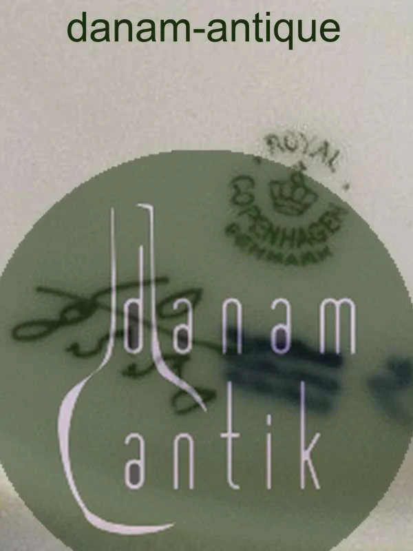 Royal Copenhagen Blå Blomst Kantet Frokosttallerken No. 8550