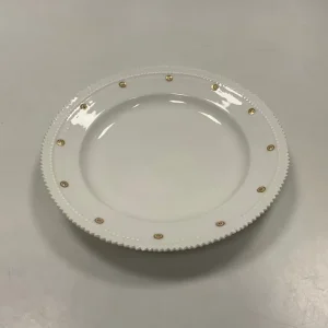 Royal Copenhagen Flora Danica Hvid Frokosttallerken No. 554 / 3550