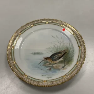 Royal Copenhagen Flora Danica/Fauna Danica Jagtstel Frokost tallerken No 240/3550