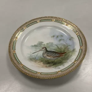 Royal Copenhagen Flora Danica/Fauna Danica Jagtstel Frokost tallerken No 240/3550