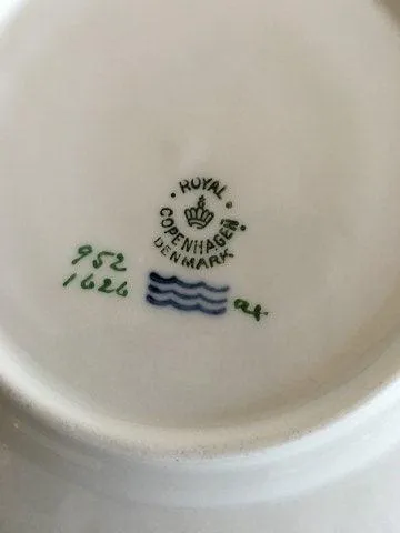 Royal Copenhagen Grøn Svejfet Side Tallerken No 1626