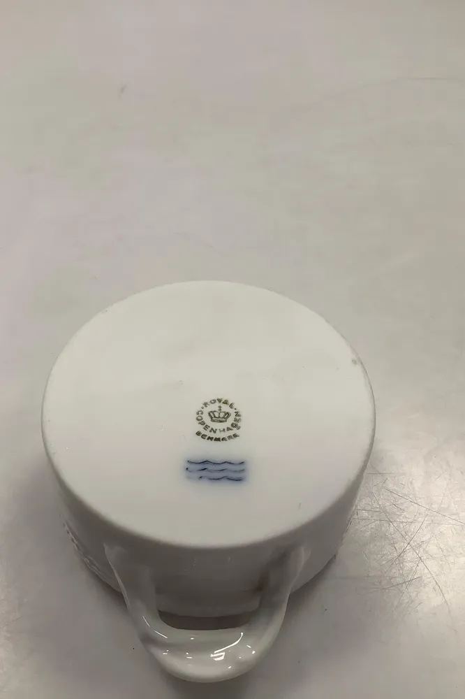 Royal Copenhagen Hvid Flora Danica Sukkerskål uden Låg No 3502