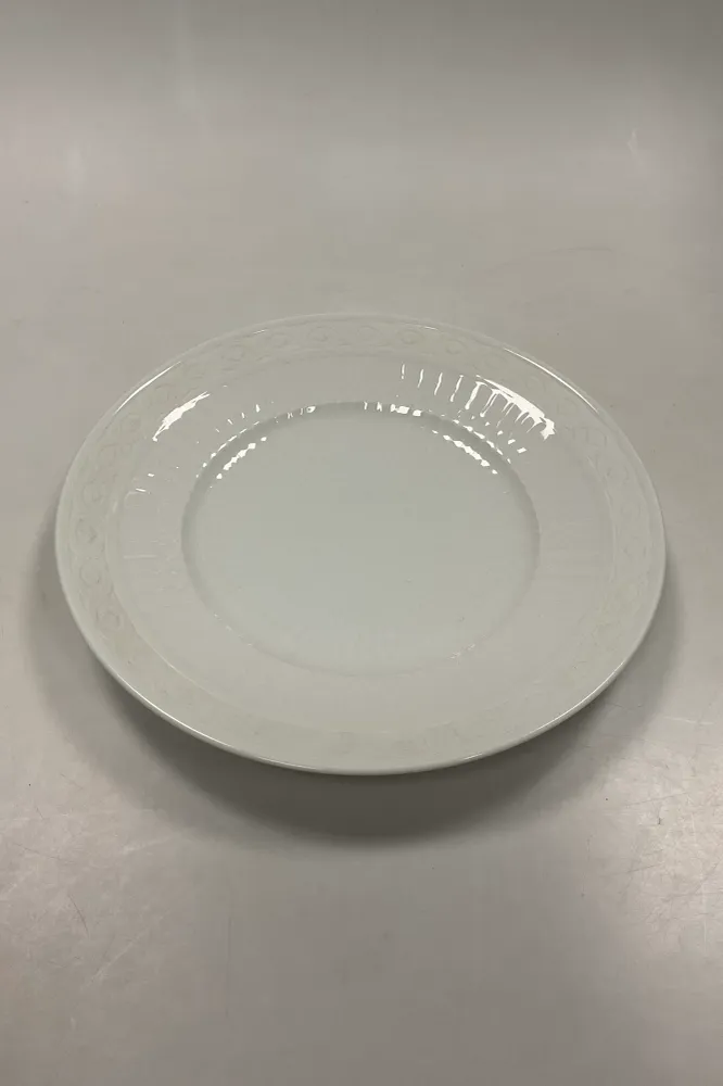 Royal Copenhagen Hvid Vifte Stor Spisetallerken No. 627