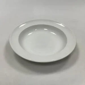 Royal Copenhagen Hvidt Porcelæn Dybtallerken