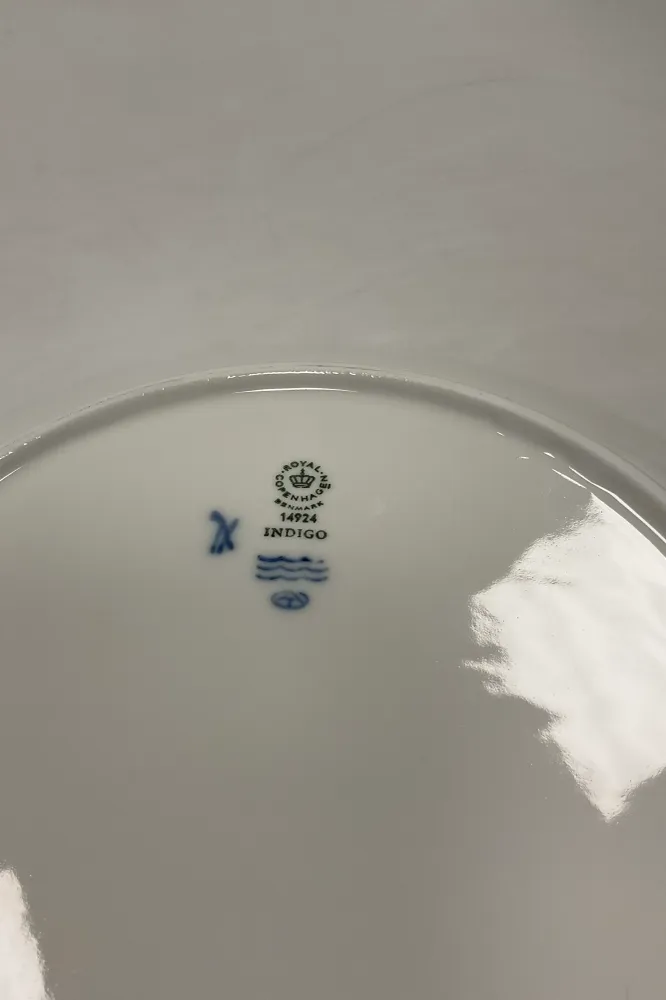 Royal Copenhagen Indigo Spisetallerken No 14924