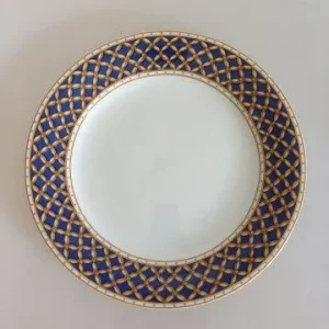 Royal Copenhagen Liselund Mørkeblå Frokosttallerken No 622