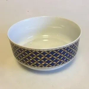 Royal Copenhagen Liselund Mørkeblå Skål No 578