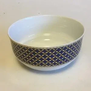 Royal Copenhagen Liselund Mørkeblå Skål No 579
