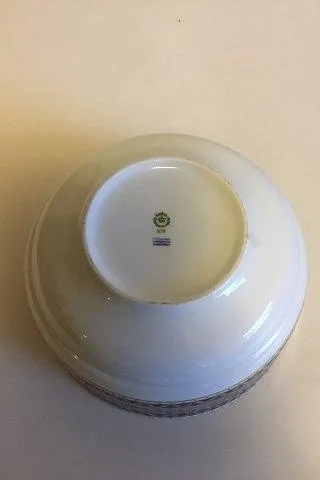 Royal Copenhagen Liselund Mørkeblå Skål No 579