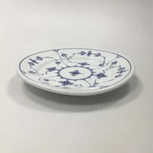 Royal Copenhagen Musselmalet Riflet Hotel Kagetallerken No 2055