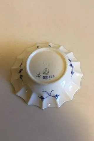 Royal Copenhagen Musselmalet Riflet Kantet skål No. 141