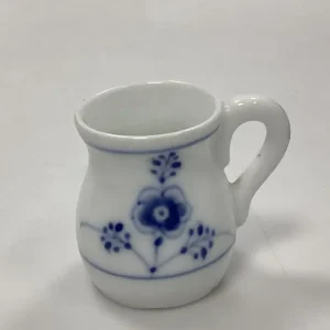 Royal Copenhagen Musselmalet Riflet Lille Vase / Tandstikholder / Flødekande