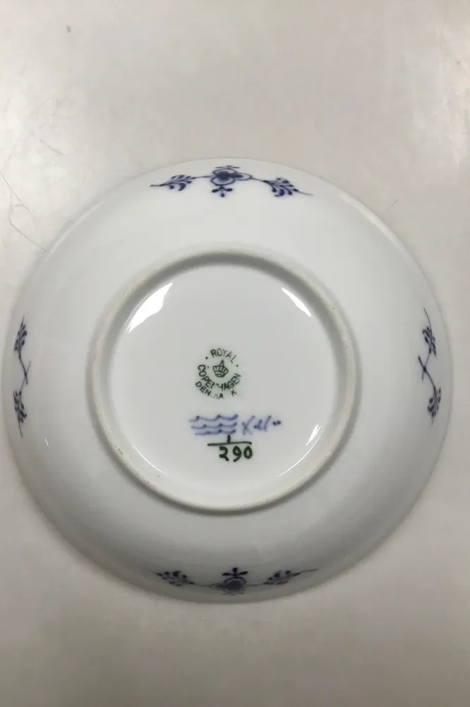 Royal Copenhagen Musselmalet Riflet Skål No. 290