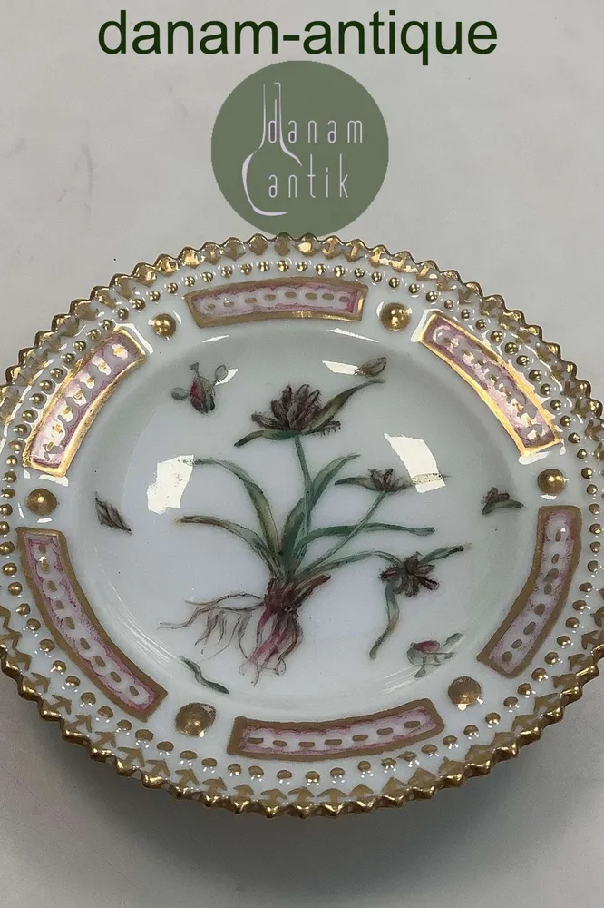 Royal Copenhagen Privatmalet Flora Danica Kaviarskål No 3501