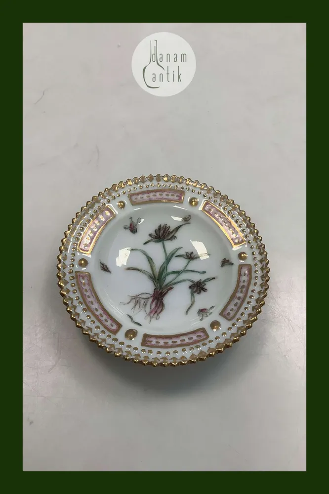 Royal Copenhagen Privatmalet Flora Danica Kaviarskål No 3501
