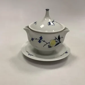 Royal Copenhagen Rimmon Johannes Hedegaard Sovseskål med låg No 14802