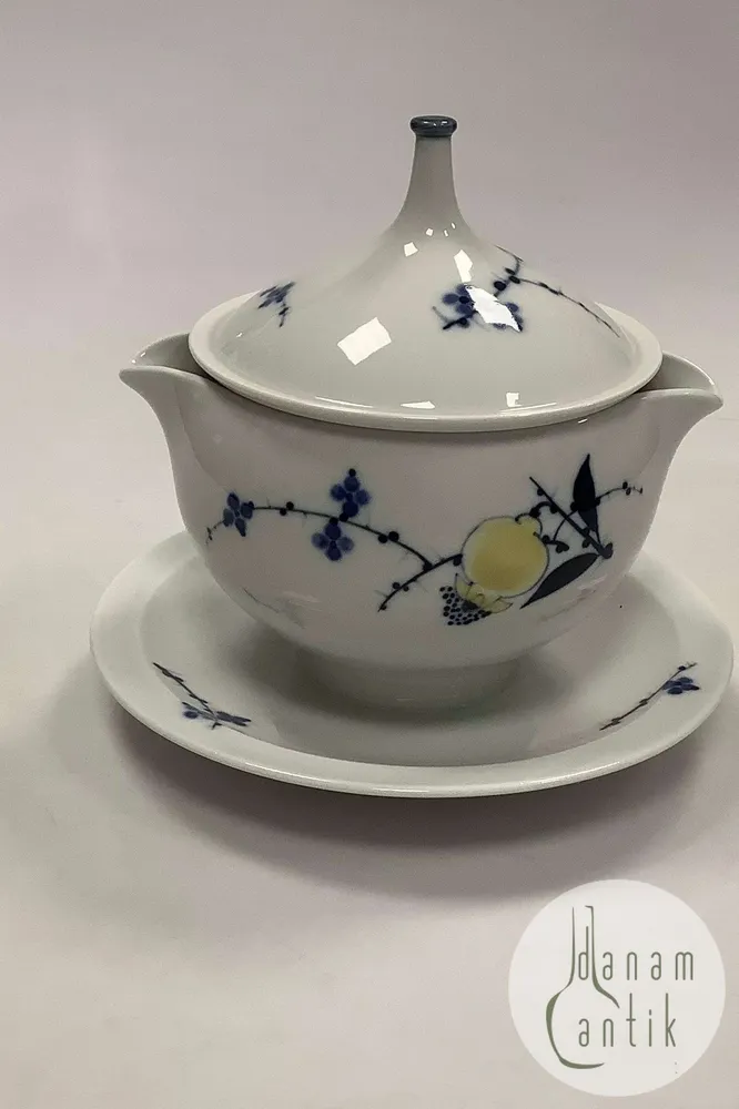Royal Copenhagen Rimmon Johannes Hedegaard Sovseskål med låg No 14802