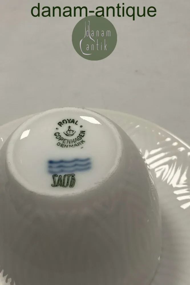 Royal Copenhagen Salto Hvidt stel Kaffekop og underkop
