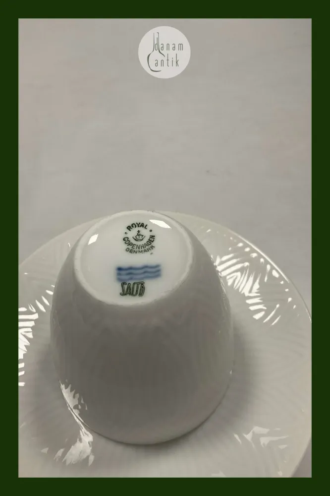 Royal Copenhagen Salto Hvidt stel Kaffekop og underkop