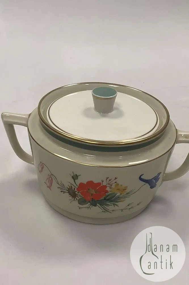 Royal Copenhagen Stauder Sukkerskål med låg No 9479