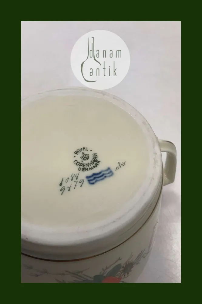 Royal Copenhagen Stauder Sukkerskål med låg No 9479