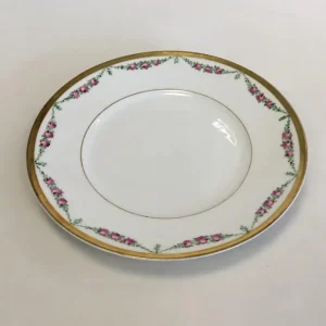 Royal Copenhagen Stel nr. 478 Rosenguirlande med guld Frokosttallerken No 10520
