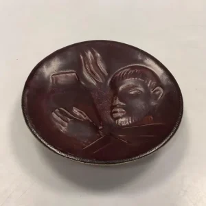 Royal Copenhagen Stentøj Jais Nielsen sang de boeuf skål No 20757