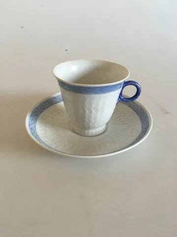 Royal Copenhagen Blå Vifte Kaffekop og Underkop No 11538