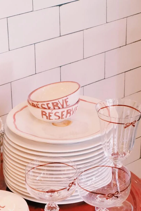 Résérve tapas skål - rød