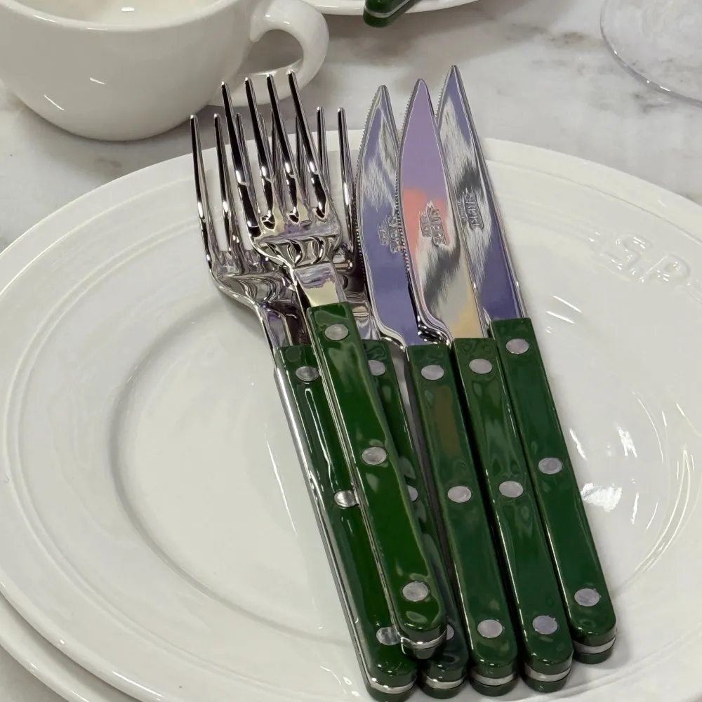 Sabre Cutlery Set Dark Green