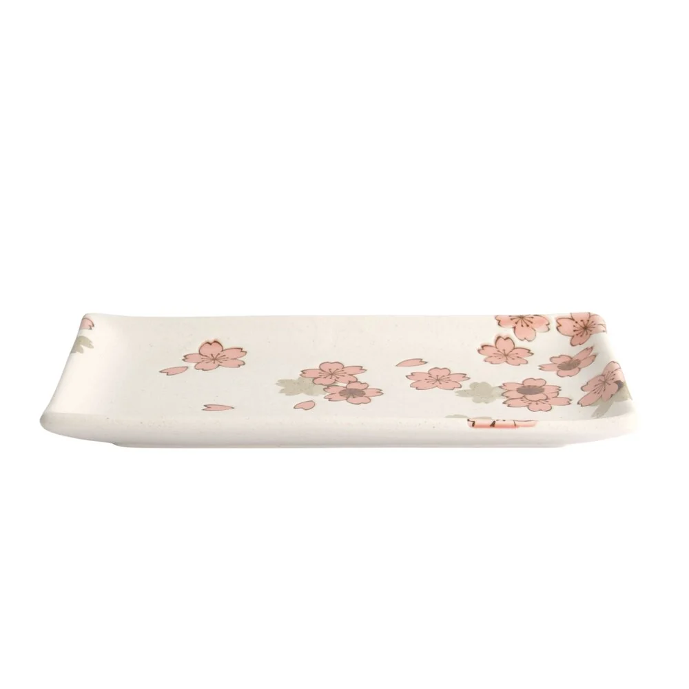 Sakura tallerken, hvid - L22.5 cm