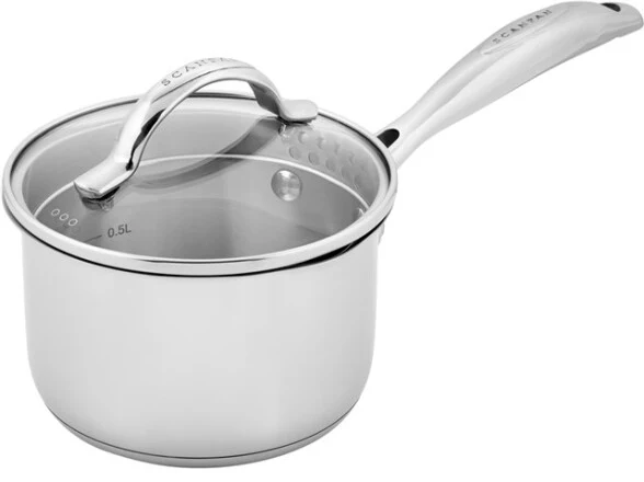 Scanpan 1.2L/14 cm kasserolle med glaslåg - STS