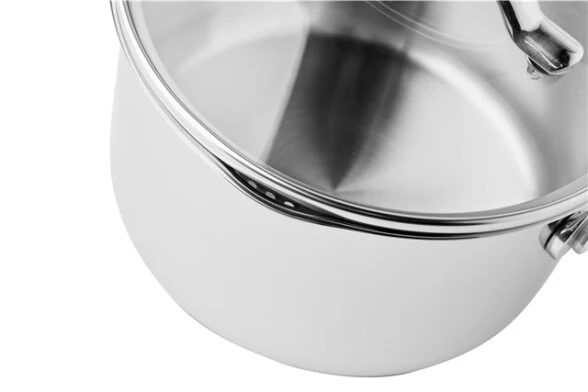 Scanpan 1.8L/16 cm kasserolle med glaslåg - STS