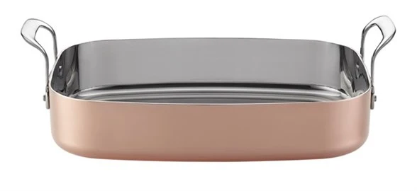 Scanpan 35x24cm bradepande i kobber - Maitré D'