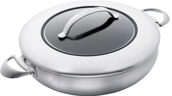 Scanpan 32 cm chefpande med glaslåg - CTX