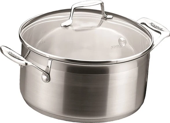 Scanpan Impact 2,5 l/18 cm gryde m. låg